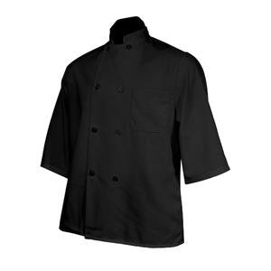 Chef Coat Short Sleeve Black L - Home Of Coffee