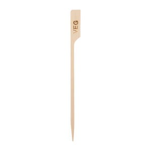 Bamboo Paddle Pick "Veg" 4 1/2" - Home Of Coffee
