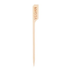 Bamboo Paddle Pick Vegan 3 1/2" - Home Of Coffee