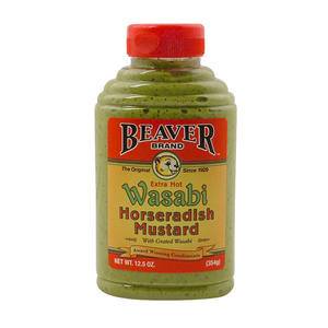 Beaver Wasabi Horseradish Mustard - Home Of Coffee