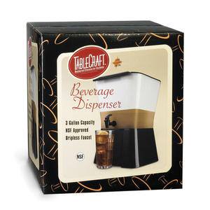 Beverage Dispenser Black 3 gal - Home Of Coffee