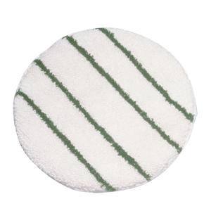 Bonnet Low Profile White with Green Scrub Strips 19" - Home Of Coffee