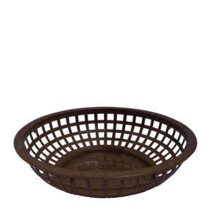 Bread/Serving Basket Brown 8" - Home Of Coffee