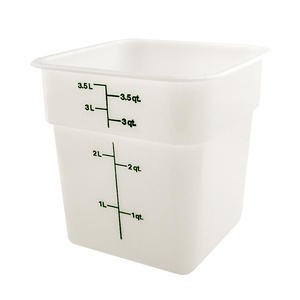 CamSquare® Container White 4 qt - Home Of Coffee