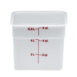 CamSquare® Container White 6 qt - Home Of Coffee