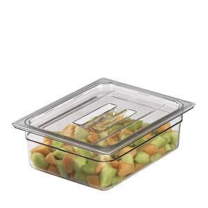Camwear® Food Pan Cover Fourth Size with Handle Clear - Home Of Coffee