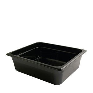 Camwear® Food Pan Half Size Black 4" - Home Of Coffee