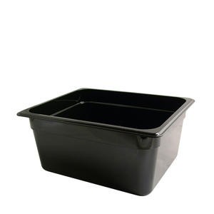 Camwear® Food Pan Half Size Black 6" - Home Of Coffee