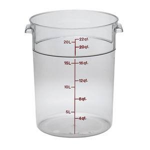 Camwear® Rounds Clear 22 qt - Home Of Coffee