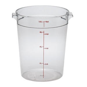 Camwear® Rounds Clear 8 qt - Home Of Coffee