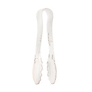 Camwear® Tongs Scalloped Clear 12" - Home Of Coffee