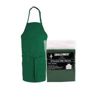 Challenger® 3-Pocket Apron Hunter Green 28" x 30" - Home Of Coffee