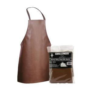 Challenger® Apron Naugahyde Brown 26" x 28" - Home Of Coffee
