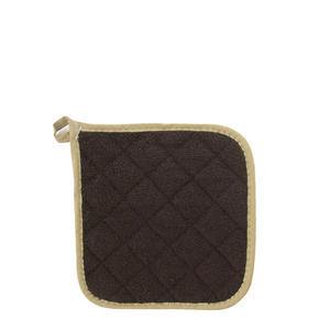 Challenger® Terry Potholder Brown/Beige 8" - Home Of Coffee