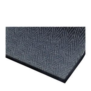 Chevron™ Mat Charcoal 4' x 10' - Home Of Coffee