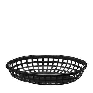 Classic Oval Basket Black 9 3/8" x 6" - Home Of Coffee