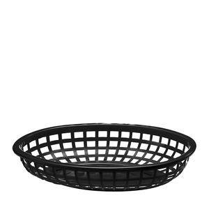 Classic Oval Basket Black 9 3/8" x 6" - Home Of Coffee