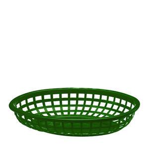 Classic Oval Basket Green 9 3/8" x 6" - Home Of Coffee