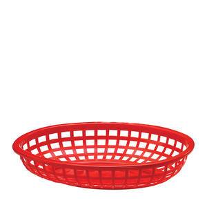Classic Oval Basket Red 9" x 6" - Home Of Coffee
