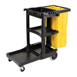 Cleaning Cart with Bag Black - Home Of Coffee