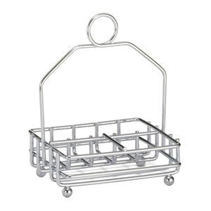 Combination Condiment Rack Chrome - Home Of Coffee