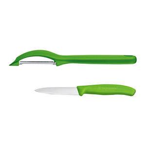 Combo Set Peeler/Paring Knife Green - Home Of Coffee