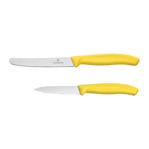 Combo Set Utility Knife/Paring Knife Yellow - Home Of Coffee