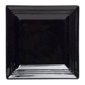 Concentrix Square Plate Black 8 1/2" - Home Of Coffee