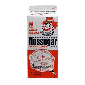 Cotton Candy Floss Sugar Orange - Home Of Coffee