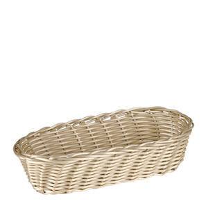 Cracker Basket Oval Natural 9" x 3 1/2" - Home Of Coffee