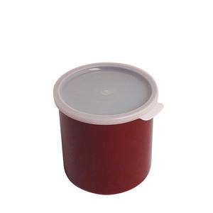 Crock with Lid Reddish Brown 1.5 qt - Home Of Coffee