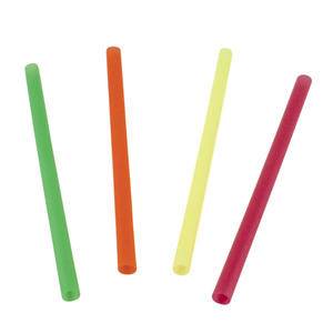 Fat Straw Assorted Neon 6" - Home Of Coffee