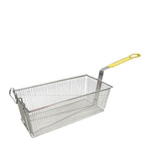 Fry Basket Yellow Handle - Home Of Coffee