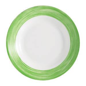 Green Rim Soup Bowl 23 oz - Home Of Coffee