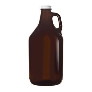 Growler with Lid Amber 64 oz - Home Of Coffee