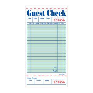 Guest Check Single - Home Of Coffee