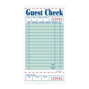 Guest Check Single - Home Of Coffee