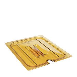 H-Pan™ Half Size Cover Notched with Handle Amber - Home Of Coffee