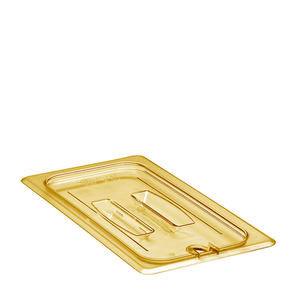 H-Pan™ Third Size Cover Notched with Handle Amber - Home Of Coffee