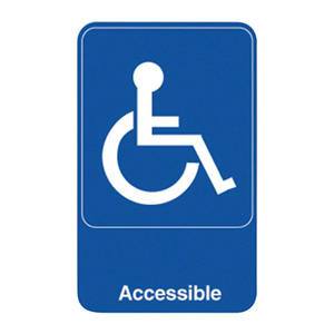 Handicapped Accessible Sign 6" x 9" - Home Of Coffee