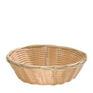 Handwoven Basket Round Natural 8 1/4" - Home Of Coffee