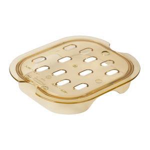 Hot Pan Drain Tray Sixth Size Amber - Home Of Coffee