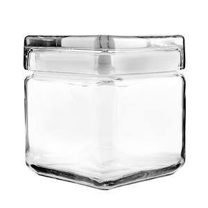 Jar Square Stackable 1 qt - Home Of Coffee