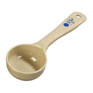 Measure Miser® Portion Server Short Handle Beige 3 oz - Home Of Coffee