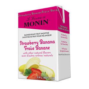 Monin® Strawberry Banana Fruit Smoothie Mix - Home Of Coffee