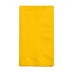 Napkin 2-Ply Yellow 16" x 16" - Home Of Coffee