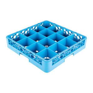 OptiClean™ Glass Rack 16-Compartment Blue - Home Of Coffee