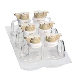 Option™ Dispenser Set Lexan with Beige Top 48 oz - Home Of Coffee