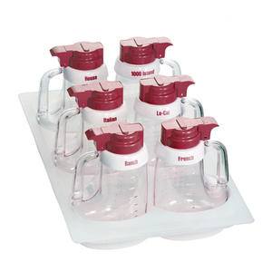 Option™ Dispenser Set Lexan with Maroon Top 48 oz - Home Of Coffee