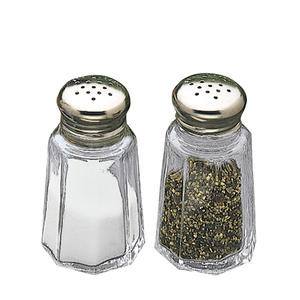 Paneled Salt and Pepper Shaker 1 oz - Home Of Coffee